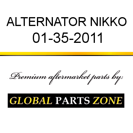 ALTERNATOR NIKKO 01-35-2011