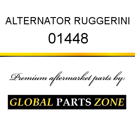 ALTERNATOR RUGGERINI 01448