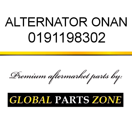 ALTERNATOR ONAN 0191198302