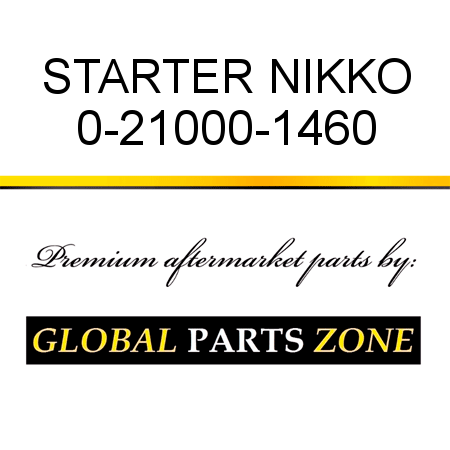 STARTER NIKKO 0-21000-1460