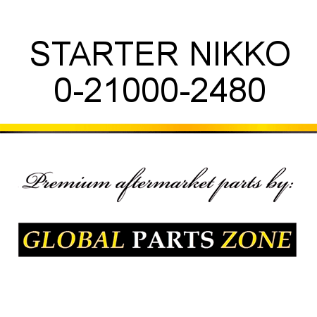 STARTER NIKKO 0-21000-2480