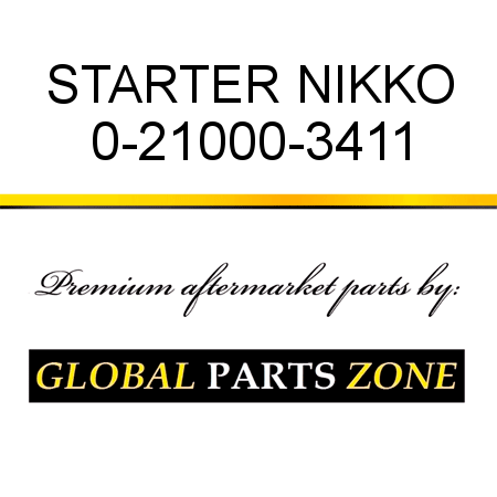 STARTER NIKKO 0-21000-3411