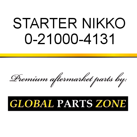 STARTER NIKKO 0-21000-4131