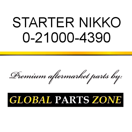 STARTER NIKKO 0-21000-4390