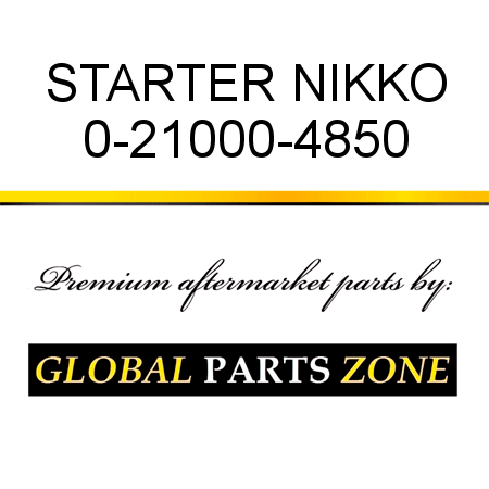 STARTER NIKKO 0-21000-4850