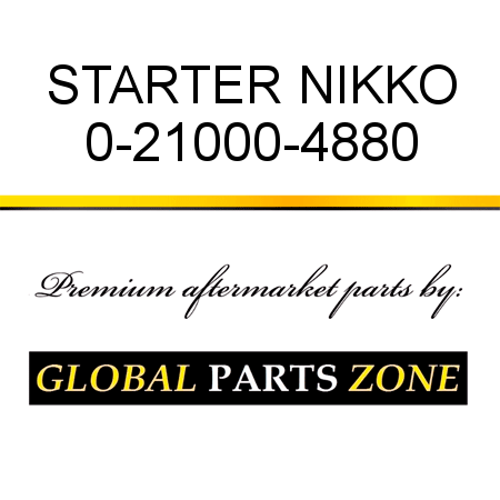 STARTER NIKKO 0-21000-4880