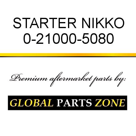 STARTER NIKKO 0-21000-5080