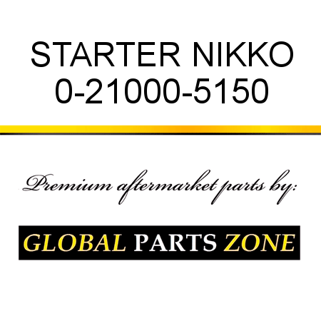 STARTER NIKKO 0-21000-5150