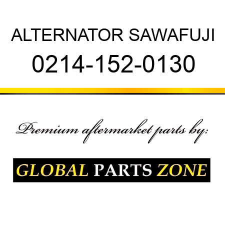 ALTERNATOR SAWAFUJI 0214-152-0130