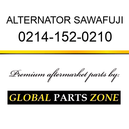 ALTERNATOR SAWAFUJI 0214-152-0210