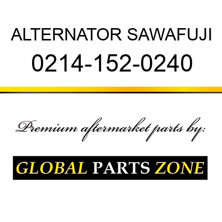 ALTERNATOR SAWAFUJI 0214-152-0240