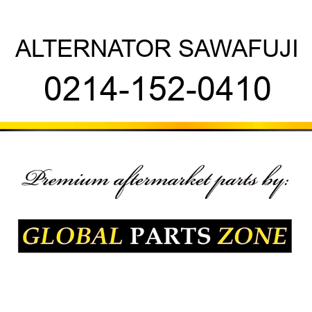 ALTERNATOR SAWAFUJI 0214-152-0410