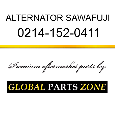 ALTERNATOR SAWAFUJI 0214-152-0411