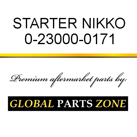 STARTER NIKKO 0-23000-0171