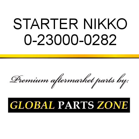 STARTER NIKKO 0-23000-0282