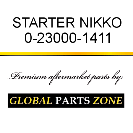 STARTER NIKKO 0-23000-1411