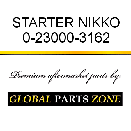 STARTER NIKKO 0-23000-3162