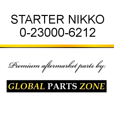 STARTER NIKKO 0-23000-6212