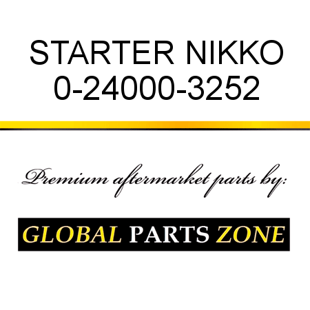 STARTER NIKKO 0-24000-3252