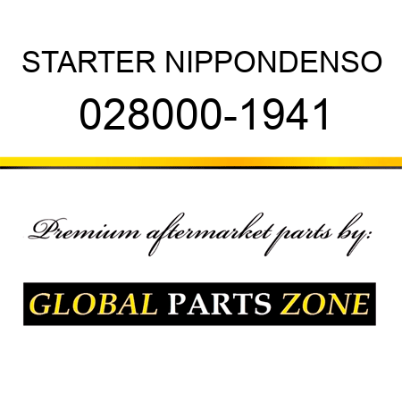 STARTER NIPPONDENSO 028000-1941