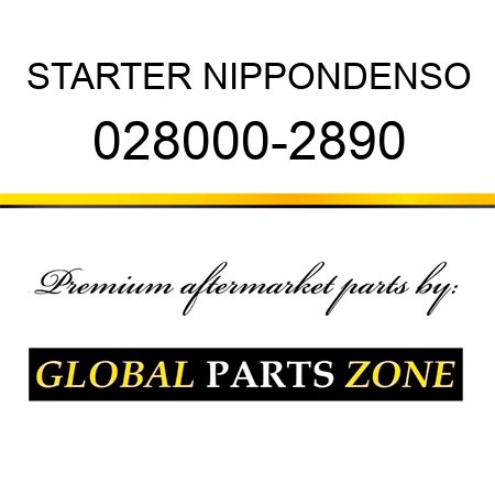 STARTER NIPPONDENSO 028000-2890