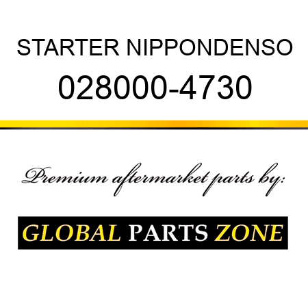 STARTER NIPPONDENSO 028000-4730