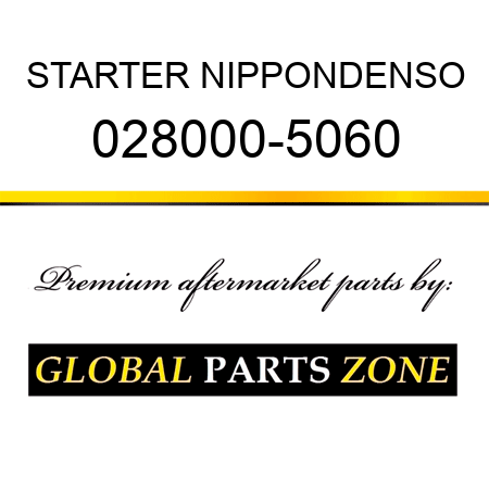 STARTER NIPPONDENSO 028000-5060