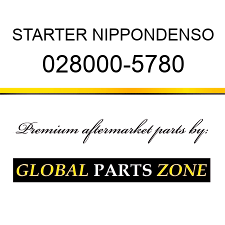 STARTER NIPPONDENSO 028000-5780