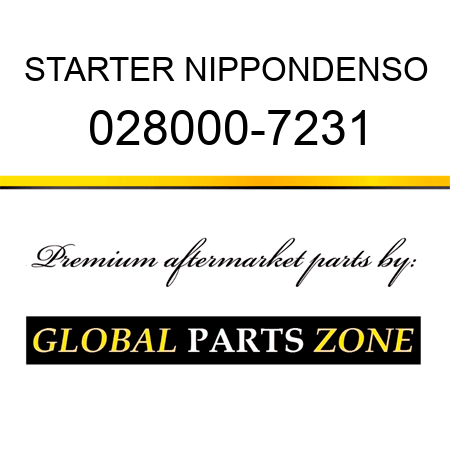 STARTER NIPPONDENSO 028000-7231