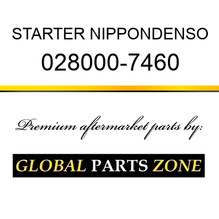 STARTER NIPPONDENSO 028000-7460