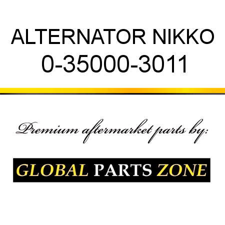 ALTERNATOR NIKKO 0-35000-3011