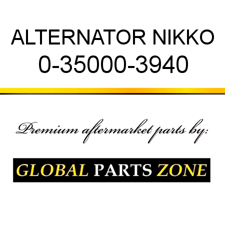 ALTERNATOR NIKKO 0-35000-3940