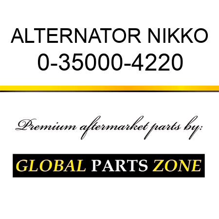ALTERNATOR NIKKO 0-35000-4220