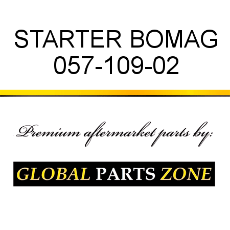 STARTER BOMAG 057-109-02