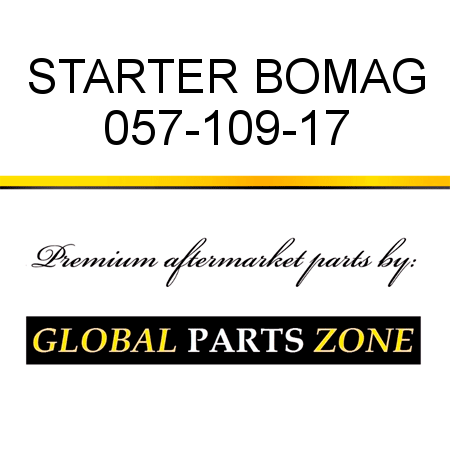 STARTER BOMAG 057-109-17