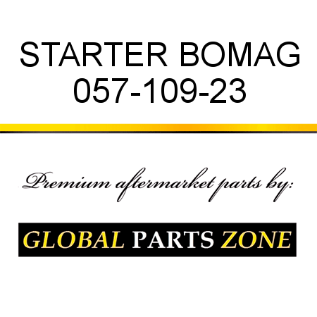 STARTER BOMAG 057-109-23