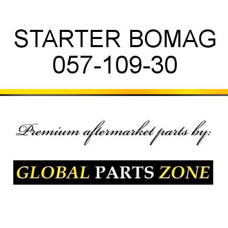 STARTER BOMAG 057-109-30