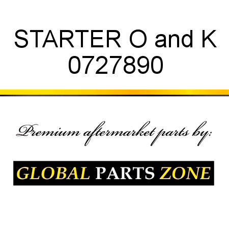 STARTER O&K 0727890