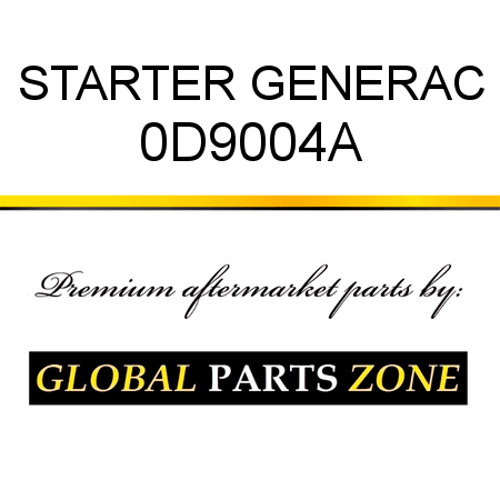 STARTER GENERAC 0D9004A