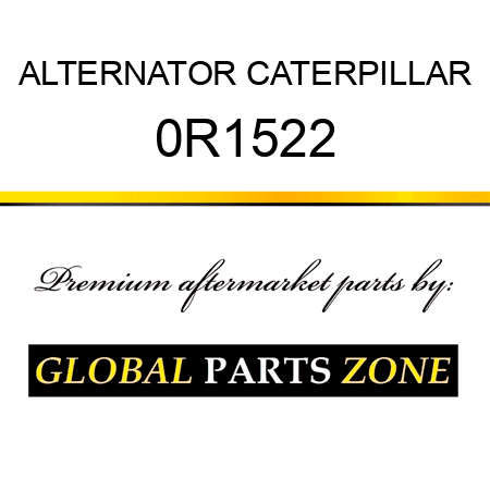 ALTERNATOR CATERPILLAR 0R1522