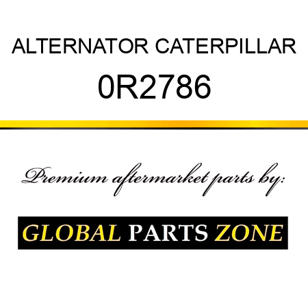 ALTERNATOR CATERPILLAR 0R2786