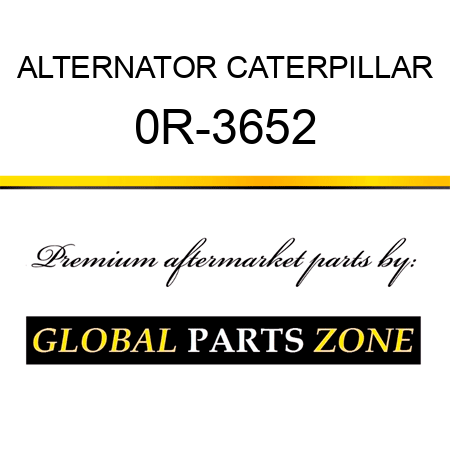 ALTERNATOR CATERPILLAR 0R-3652