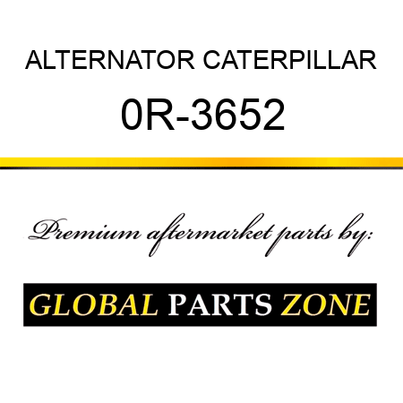 ALTERNATOR CATERPILLAR 0R-3652
