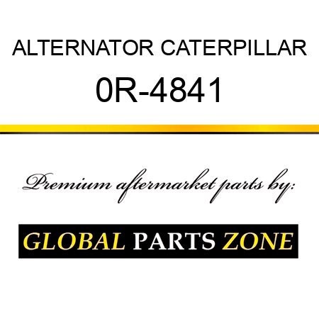 ALTERNATOR CATERPILLAR 0R-4841