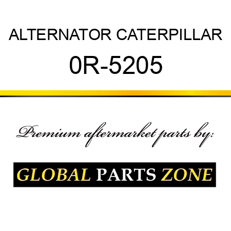 ALTERNATOR CATERPILLAR 0R-5205