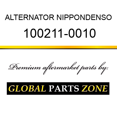 ALTERNATOR NIPPONDENSO 100211-0010