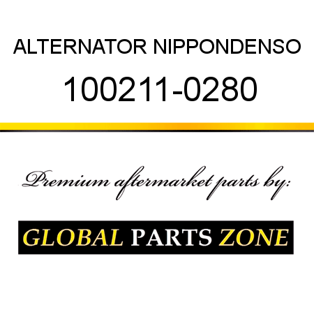 ALTERNATOR NIPPONDENSO 100211-0280