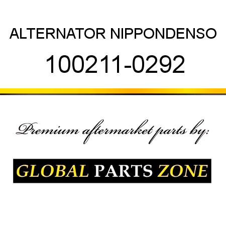 ALTERNATOR NIPPONDENSO 100211-0292