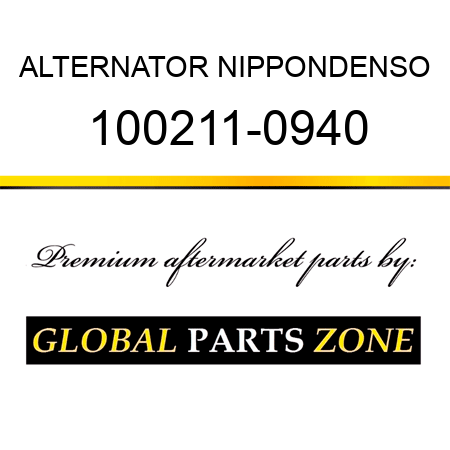 ALTERNATOR NIPPONDENSO 100211-0940