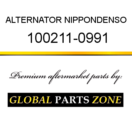 ALTERNATOR NIPPONDENSO 100211-0991